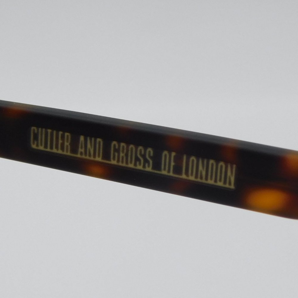 NEW CUTLER AND GROSS OF LONDON CGOP-1208-MDT01 MATTE DARK TORTOISE EYEGL… - Picture 7 of 10